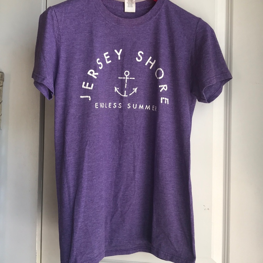 Vintage purple jersey shore t-shirt